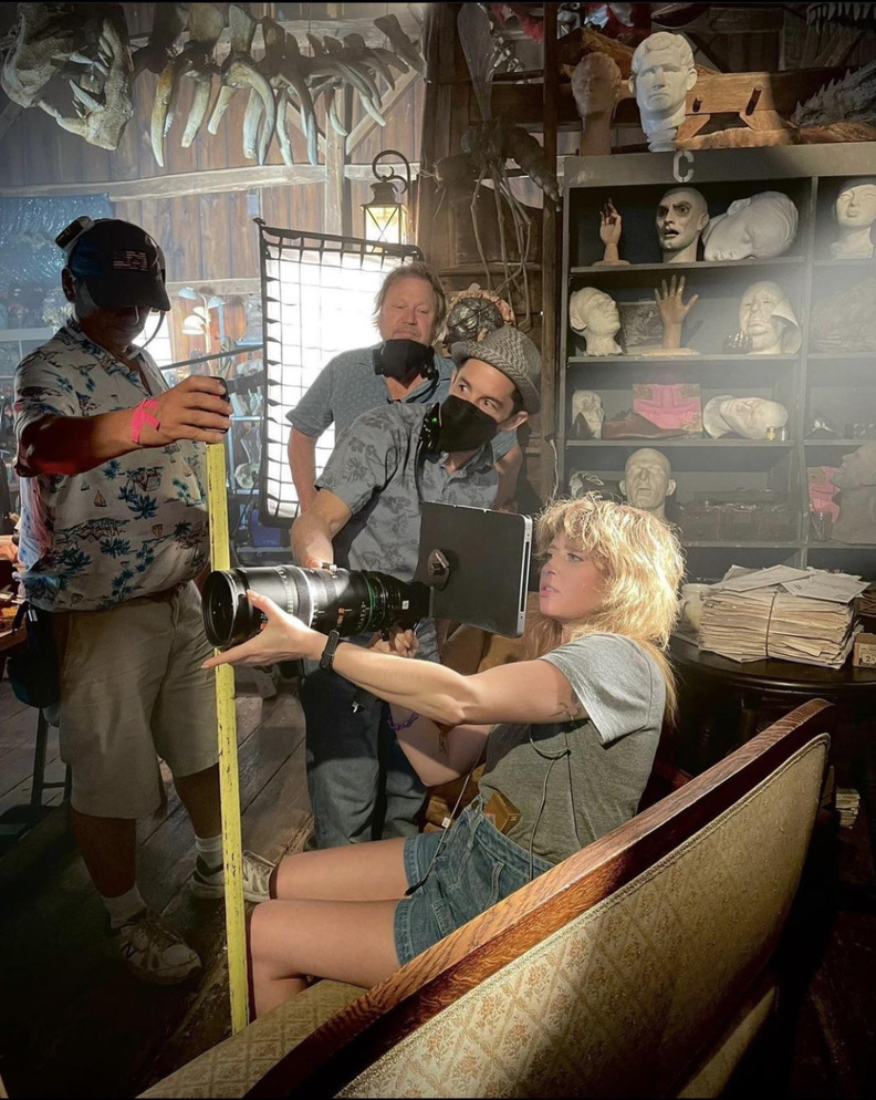 Denson Baker ACS, NZCS framing through Artemis Prime on the set of Ophelia